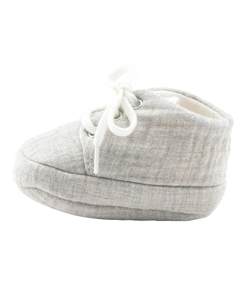Baby-Schnürschuhe Musselin