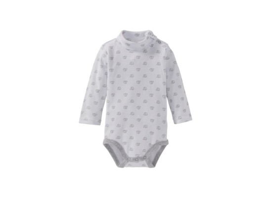 3er-Pack Bodys langarm mit Rollkragen