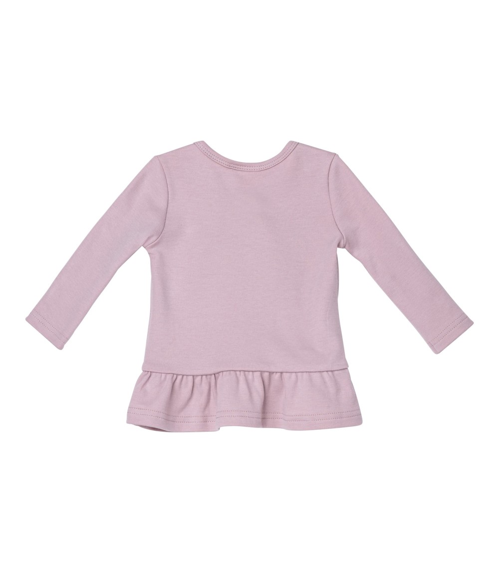 Shirt langarm Volant Eichhörnchen