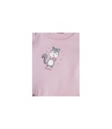 Shirt langarm Volant Eichhörnchen