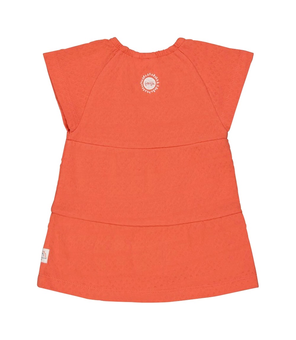 Kleid kurzarm Struktur