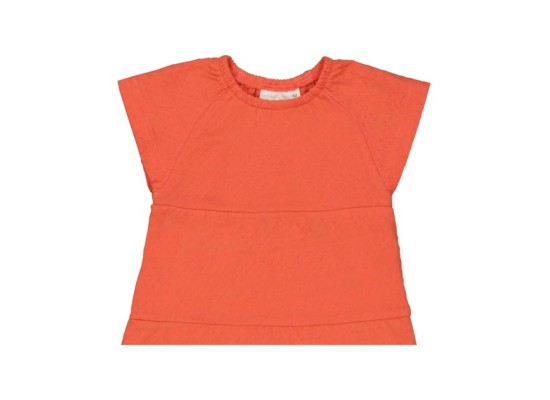 Kleid kurzarm Struktur