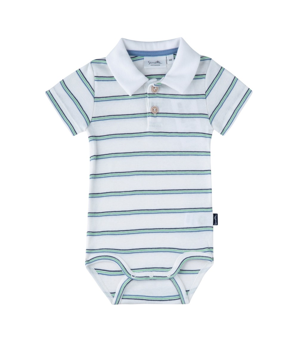 Polo-Body kurzarm Streifen