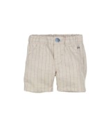 Shorts mit Leinenanteil Nadelstreifen
