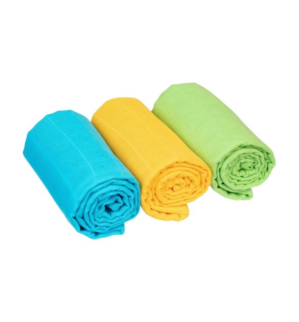 3er-Pack Mullwindeln 70x70 cm