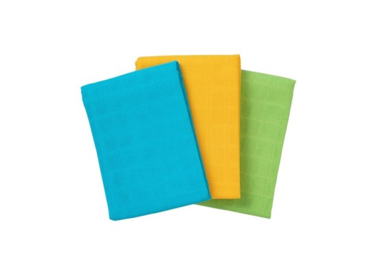 3er-Pack Mullwindeln 70x70 cm