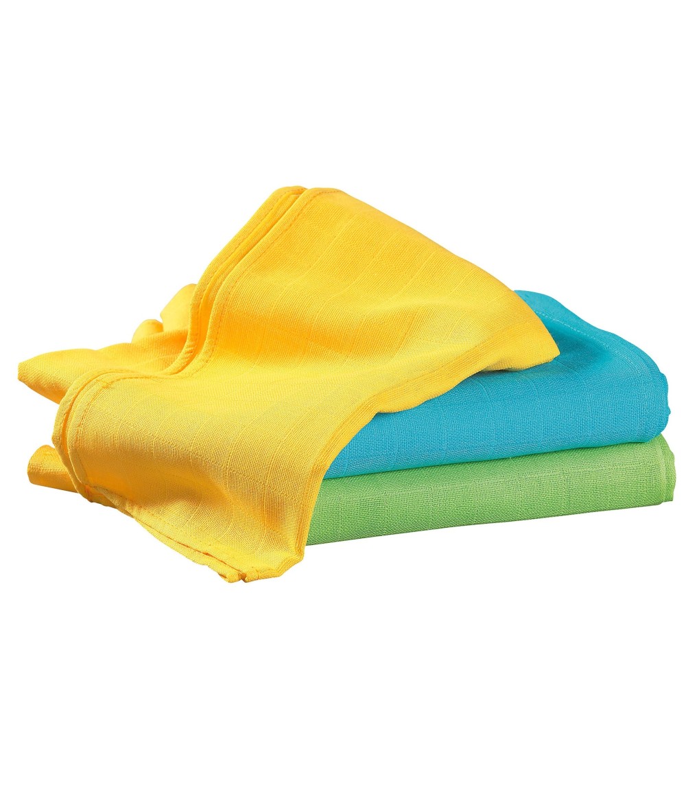 3er-Pack Mullwindeln 70x70 cm