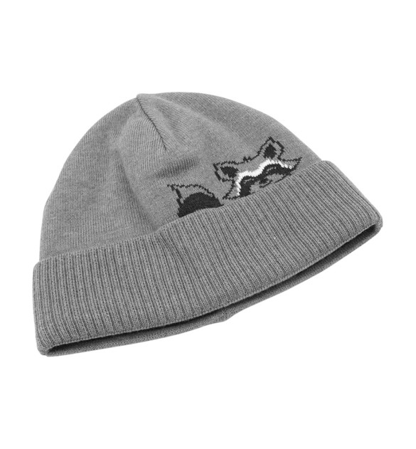 Strickmütze Waschbär
