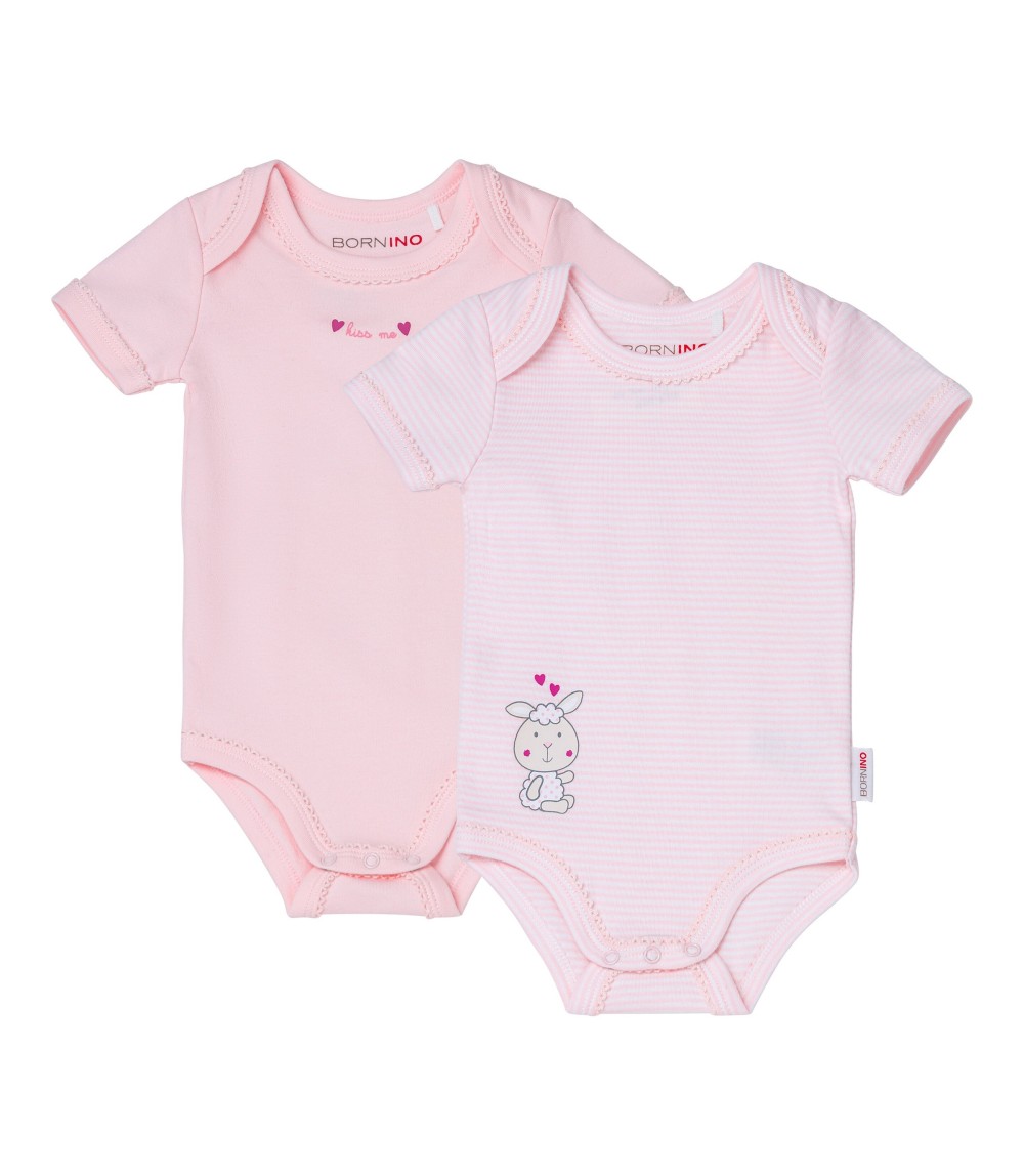 2er-Pack Bodys kurzarm