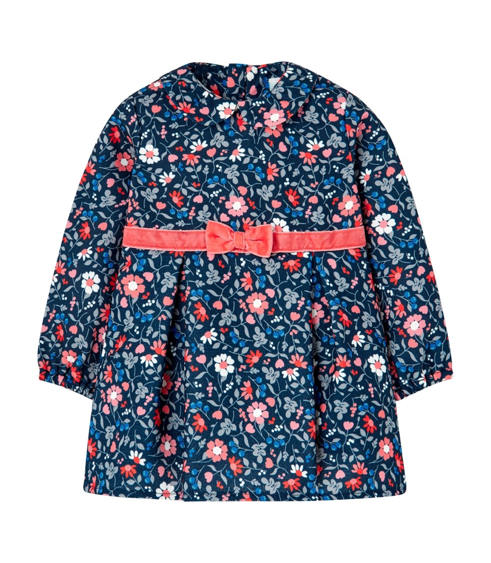 Kleid langarm Blumen