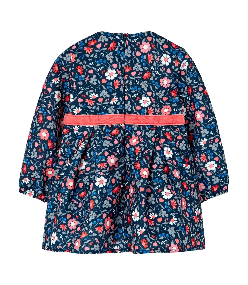 Kleid langarm Blumen