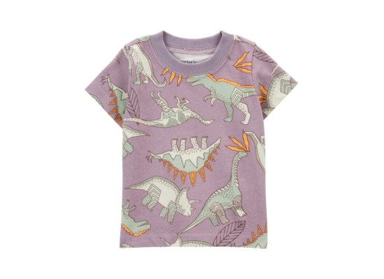 2-tlg. Set T-Shirt und Latzhose kurz Dinos