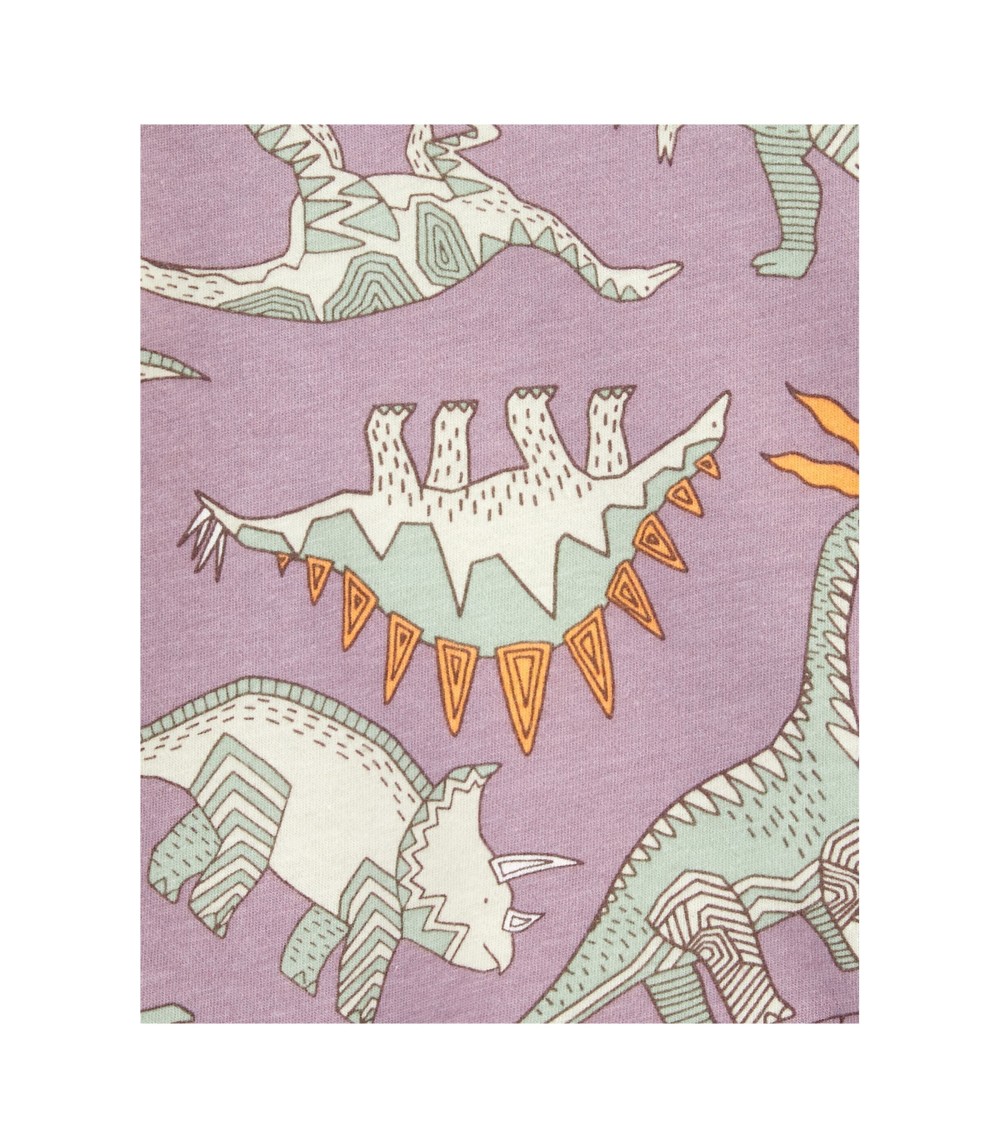 2-tlg. Set T-Shirt und Latzhose kurz Dinos