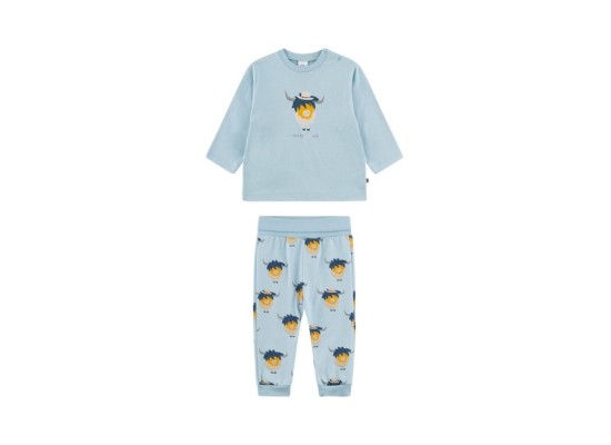 Schlafanzug lang Highland Cattle