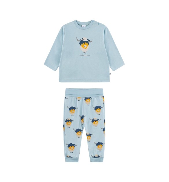 Schlafanzug lang Highland Cattle