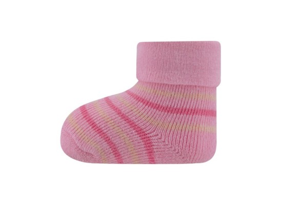 3er-Pack Erstlingssocken Punkte Ringel