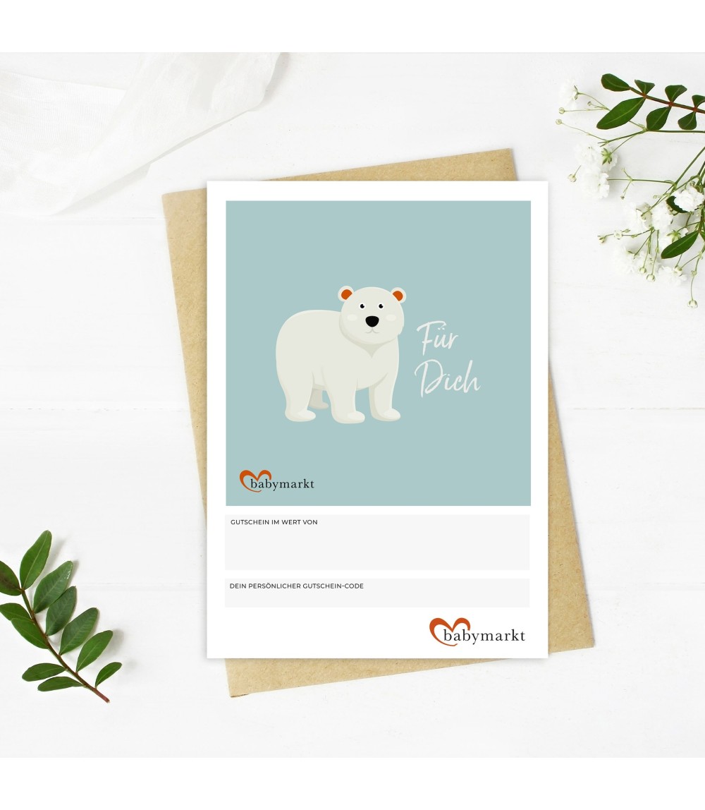 Geschenkgutschein Für Dich Eisbär