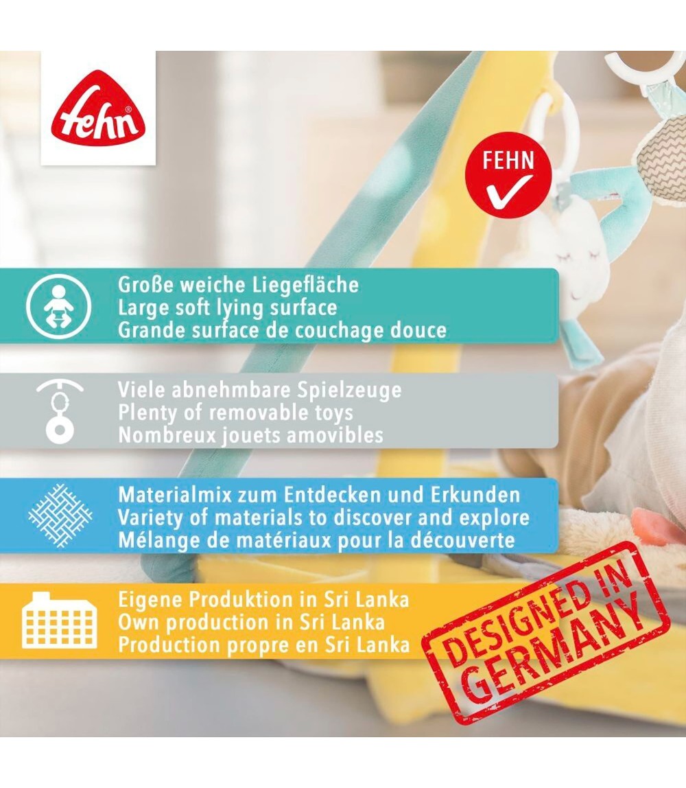 Spielbogen mit 3-D-Activity-Decke Flamingo