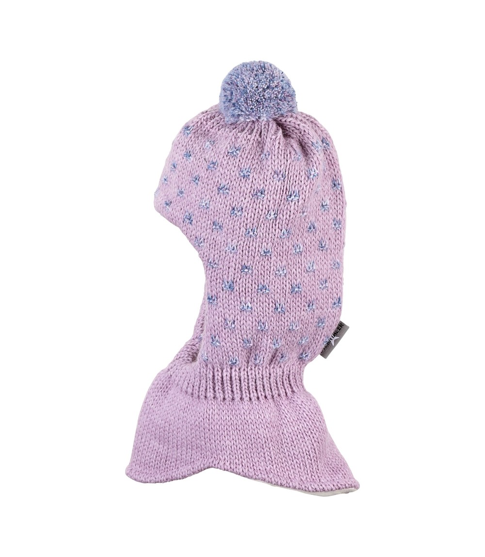 Strick-Schlupfmütze Punkte