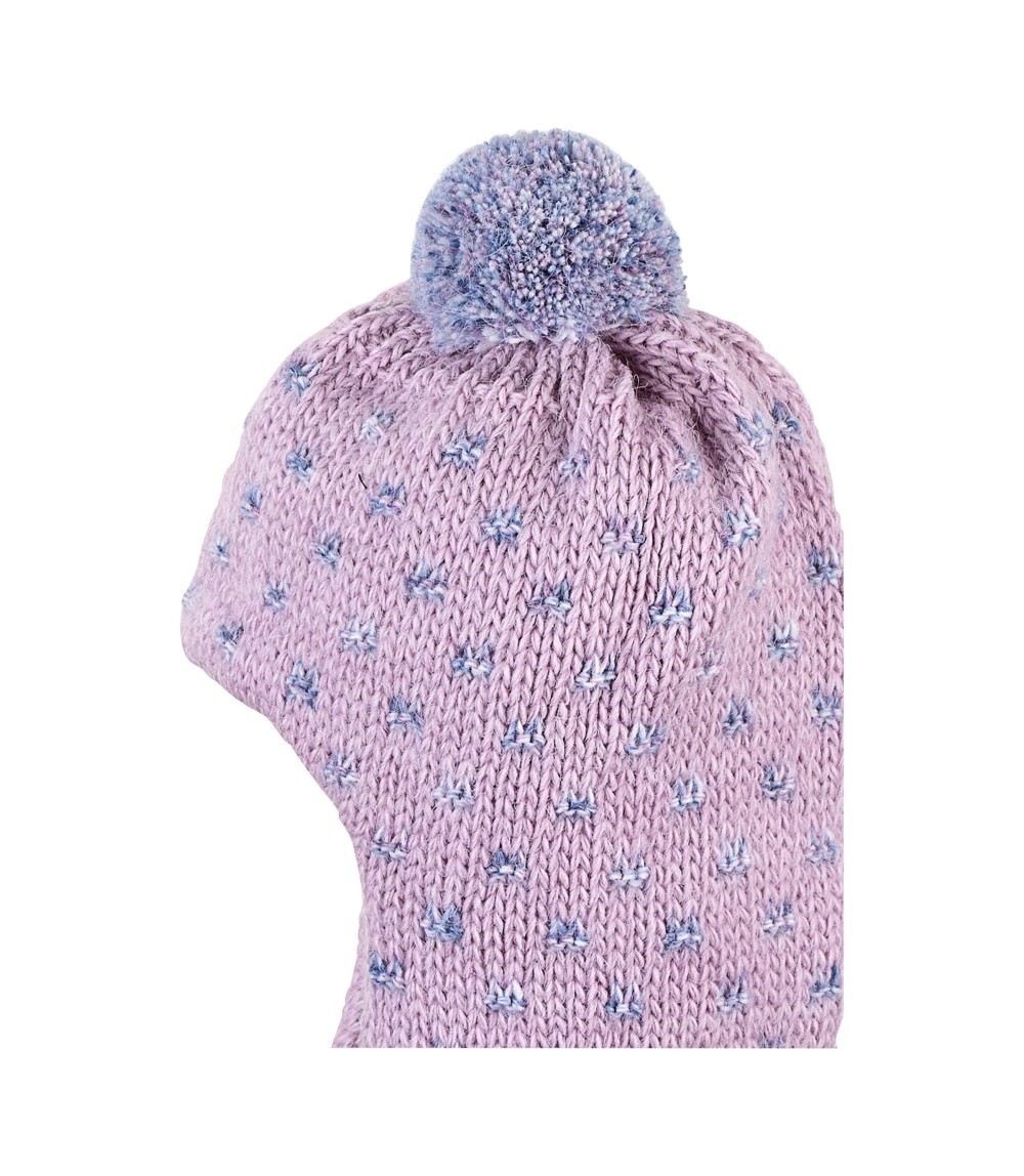 Strick-Schlupfmütze Punkte