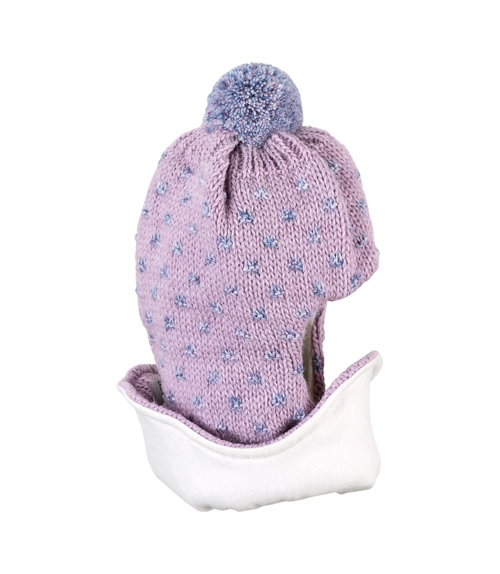 Strick-Schlupfmütze Punkte