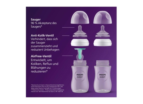 6-tlg. Babyflaschen-Set, Natural Response, AirFree