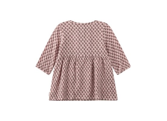 Musselin-Kleid langarm Blumen