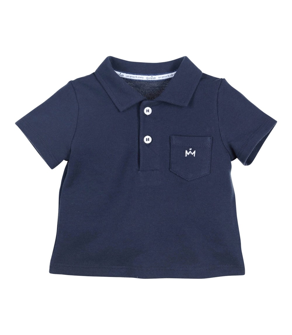 Polo-T-Shirt mit Tasche Piqué