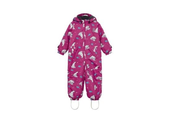 Schneeoverall mit abnehmbarer Kapuze LWJeri Eisbären