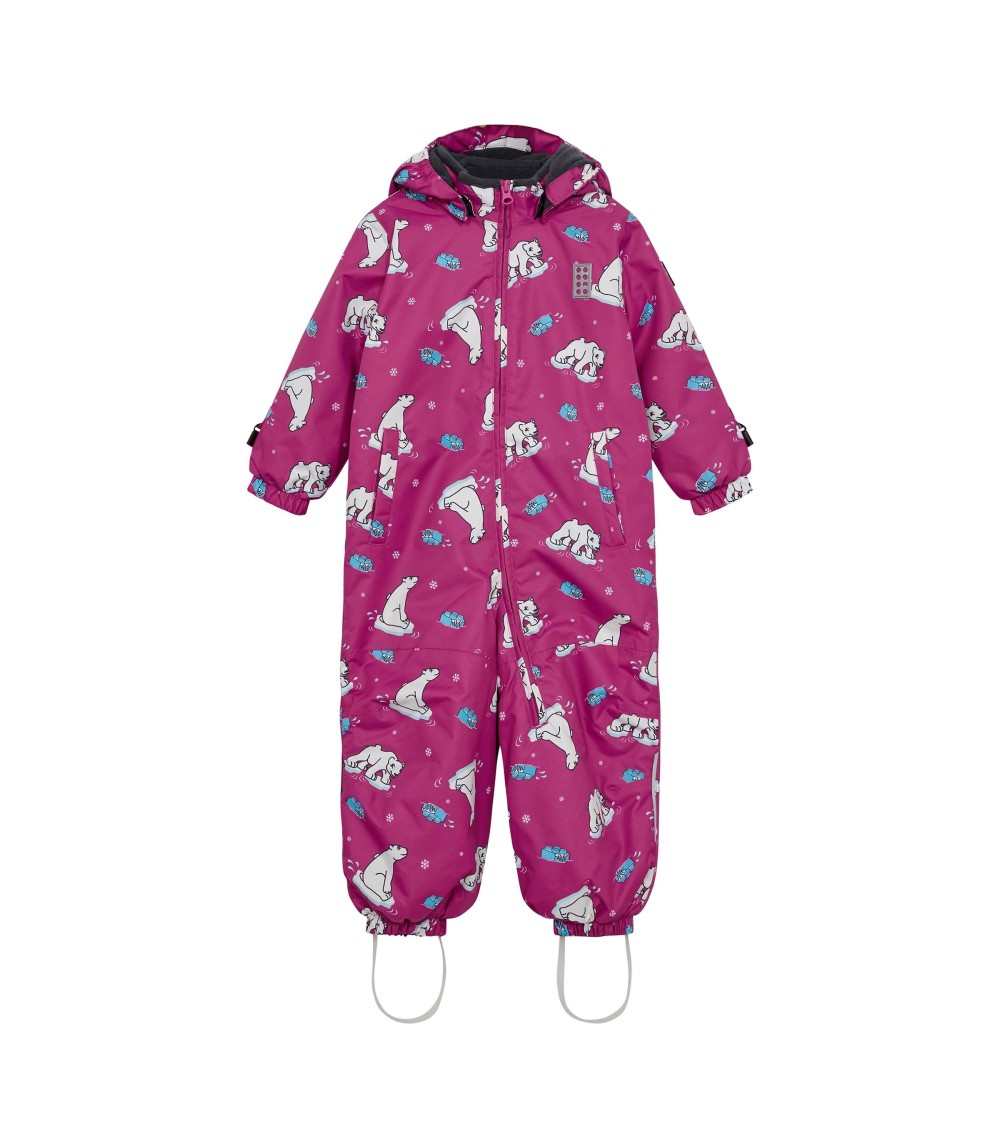 Schneeoverall mit abnehmbarer Kapuze LWJeri Eisbären