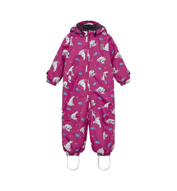 Schneeoverall mit abnehmbarer Kapuze LWJeri Eisbären