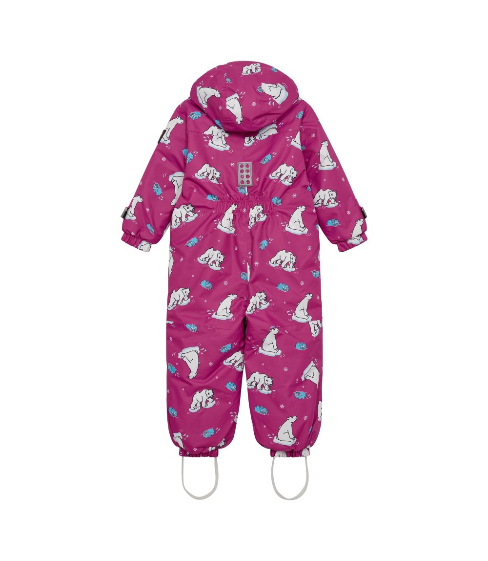 Schneeoverall mit abnehmbarer Kapuze LWJeri Eisbären