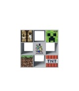 Regal mit 4 Fächern und 5 Türen