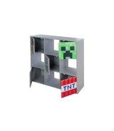 Regal mit 4 Fächern und 5 Türen, Push-Open MINECRAFT