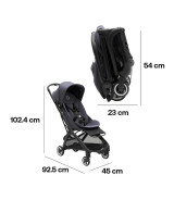 Buggy Butterfly black / stormy blue