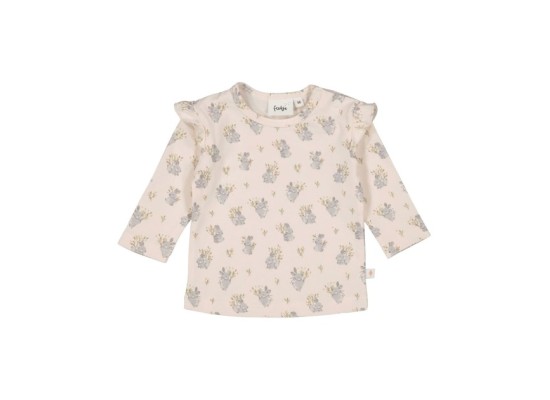 Shirt langarm Hasen Rüschen