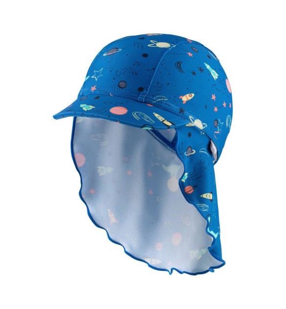Schirmmütze mit Nacken- und UV-Schutz Weltall