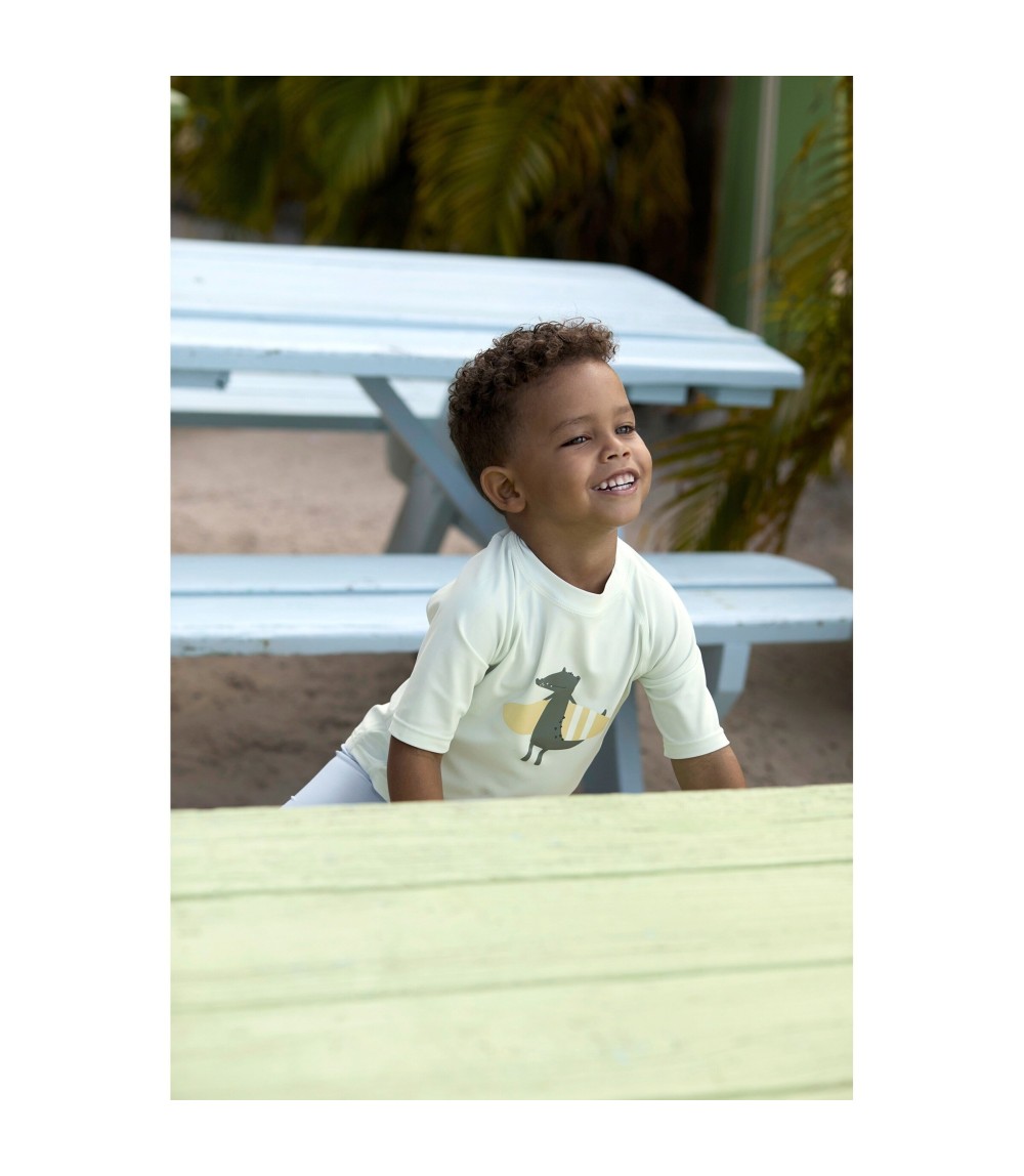 Bade-T-Shirt mit UV-Schutz Krokodil