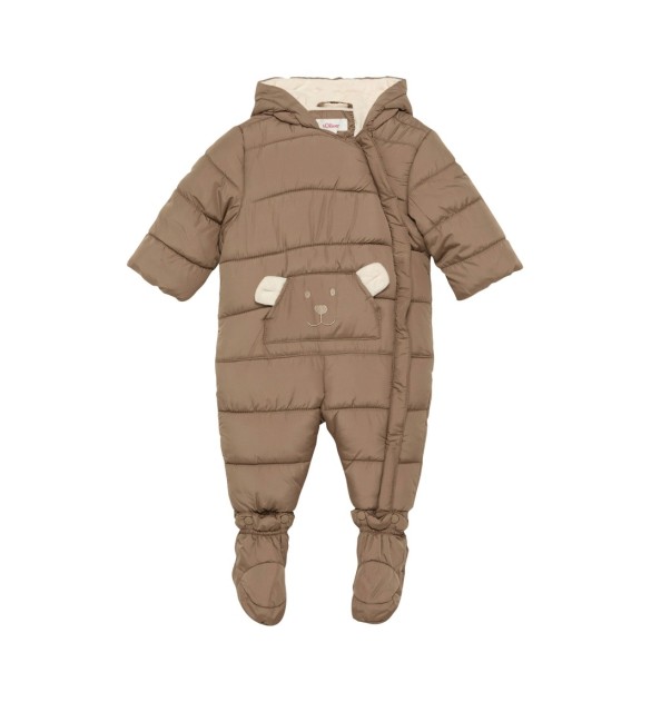 Steppoverall mit abnehmbarem Fuß Bär