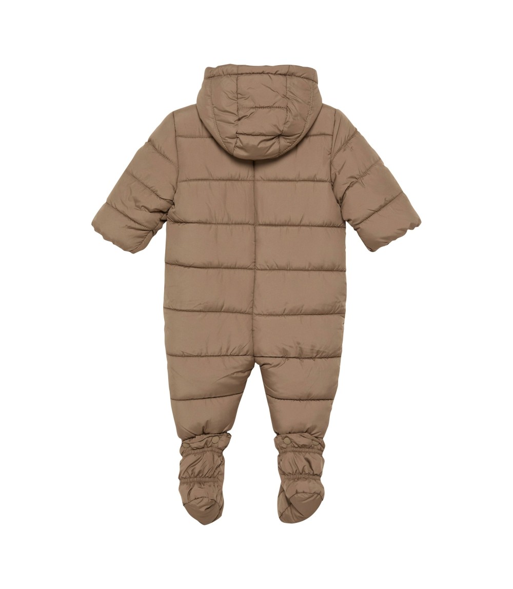 Steppoverall mit abnehmbarem Fuß Bär