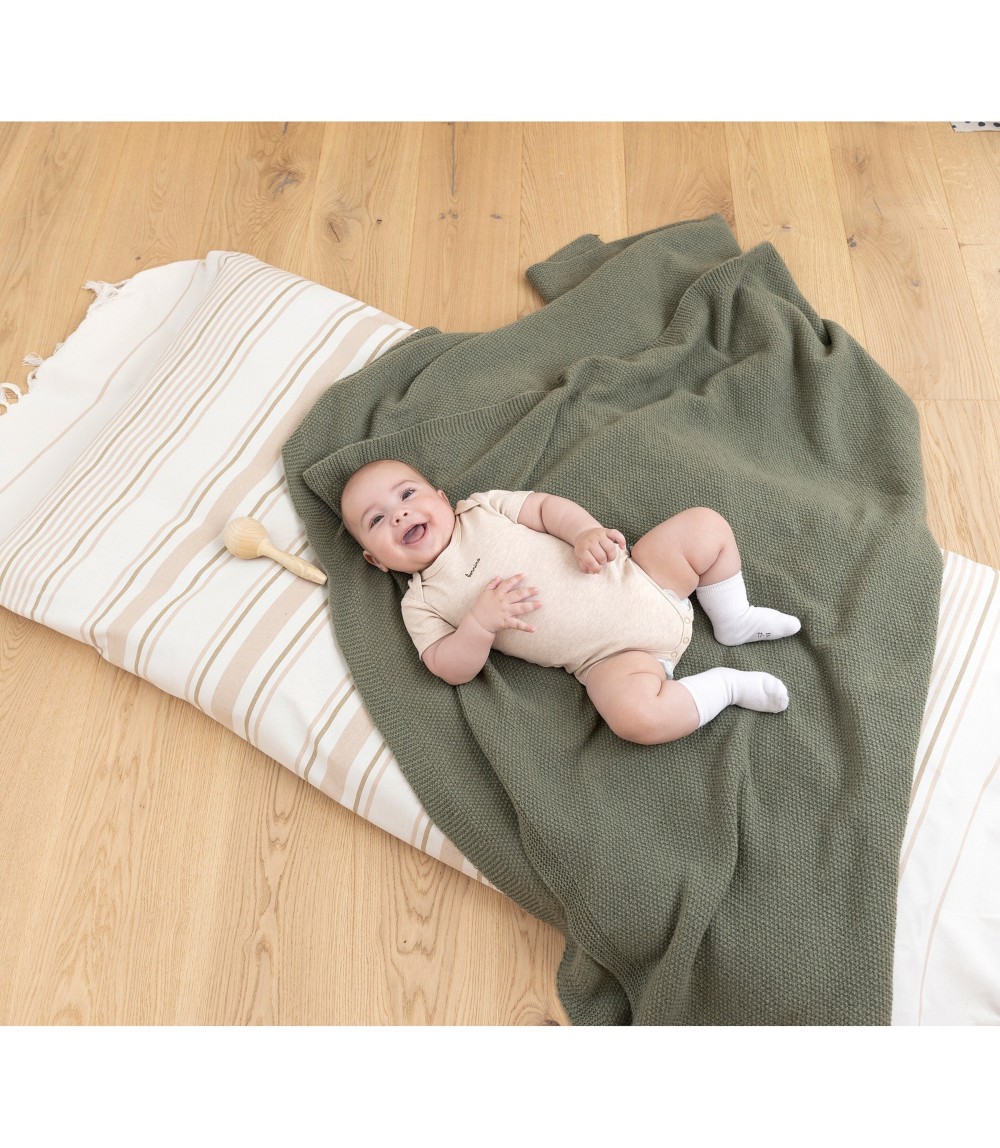 3er-Pack Bodys kurzarm Ringel Haus