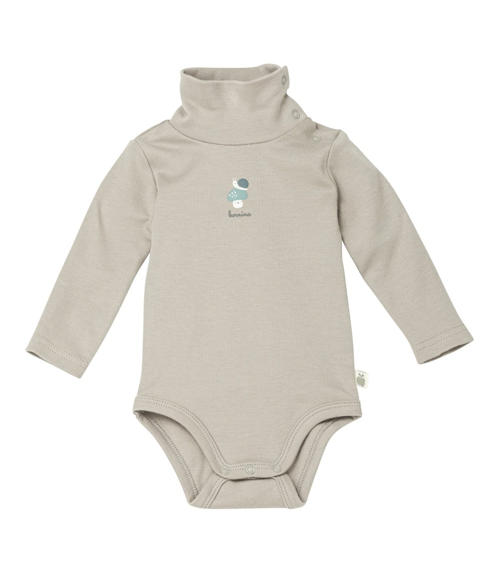 Rollkragenbody langarm Pilz Schnecke