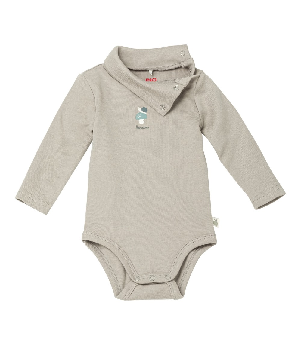 Rollkragenbody langarm Pilz Schnecke