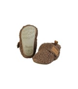 Krabbel-und Hausschuhe mit Klettverschluss Plüsch