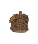 Krabbel-und Hausschuhe mit Klettverschluss Plüsch