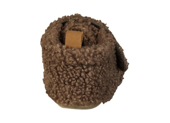 Krabbel-und Hausschuhe mit Klettverschluss Plüsch