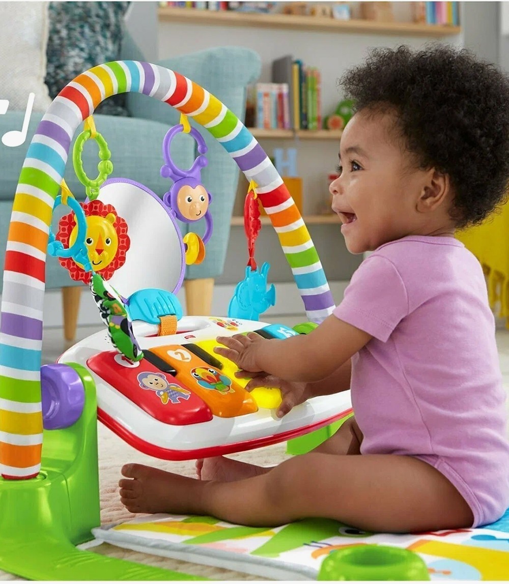 BabyGo Baby Play Mat, Kick and Play Gym with Detachable Piano