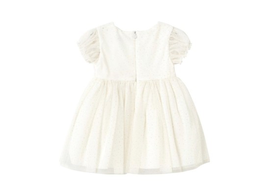 Tüllkleid kurzarm Glitzer