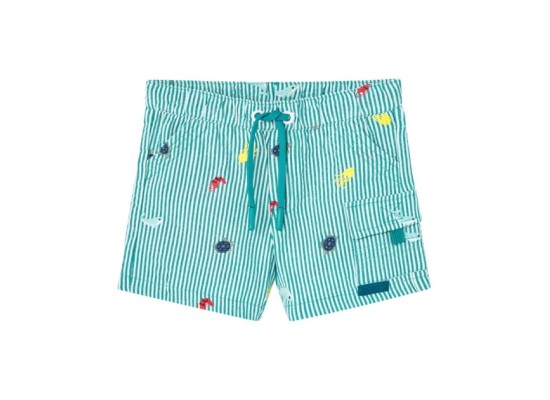 Shorts Meerestiere Streifen