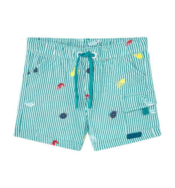 Shorts Meerestiere Streifen